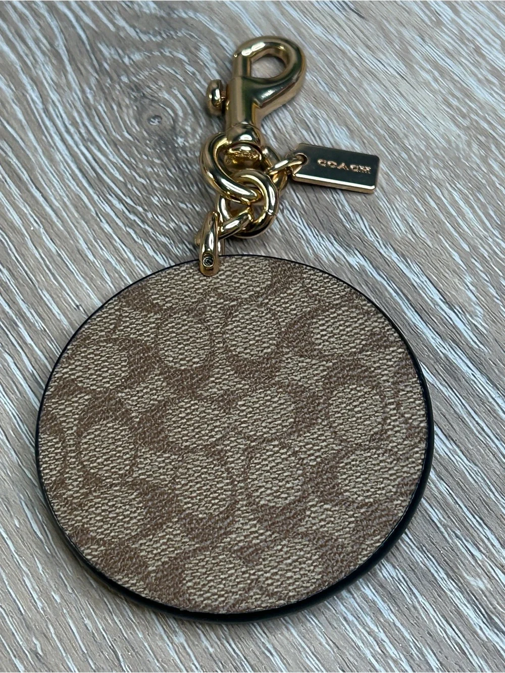 COACH x Disney Villains Bad Girls Club Bag Charm Signature Canvas Leather